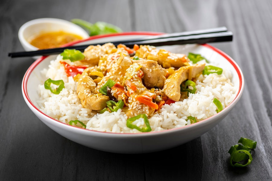 Asiatische Wokpfanne