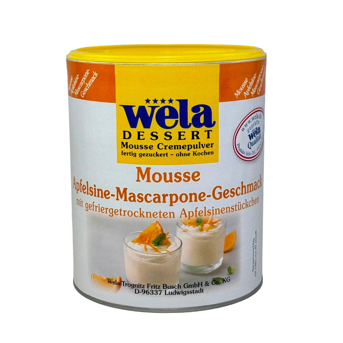 Wela Mousse Apfelsine-Mascarpone-Geschmack