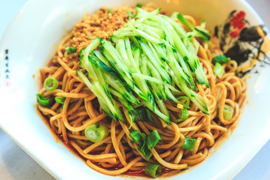 Asiatischer Mie-Nudelsalat