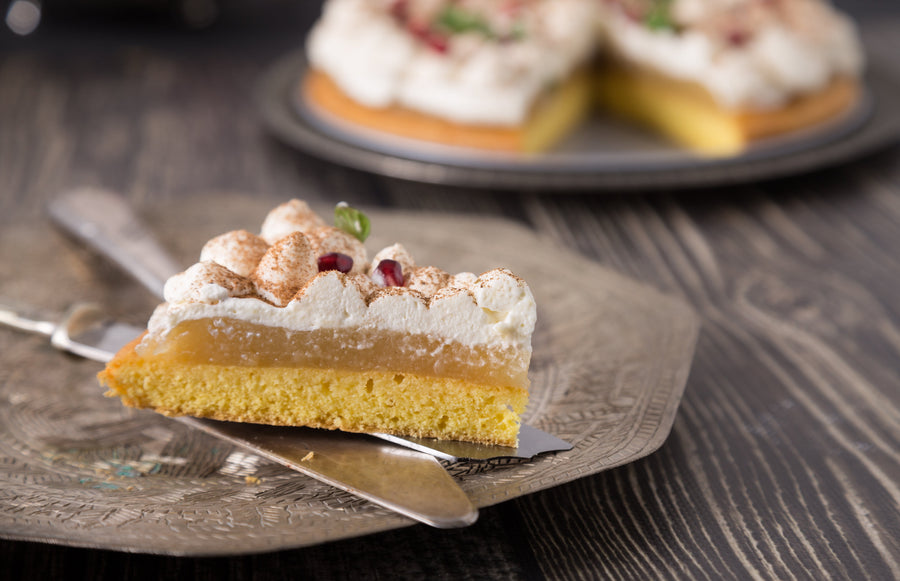 Apfel-Schmand-Torte mit Zimt