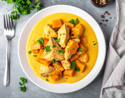 Geflügel-Kürbis-Ragout