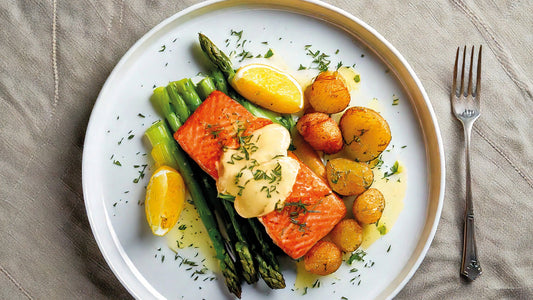 Lachs in Zitronen-Buttersauce