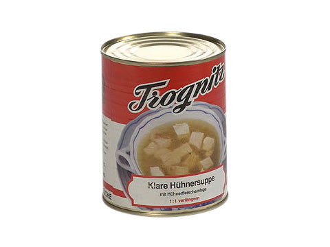 Konzentrierte klare Hühnersuppe