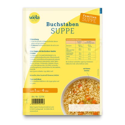Wela Buchstabensuppe