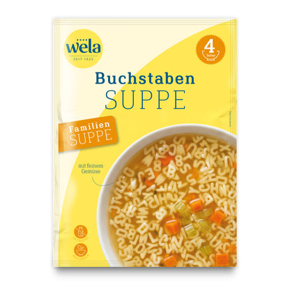 Wela Buchstabensuppe