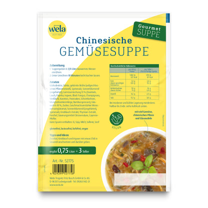 Wela Chinesische Gemüsesuppe Gourmet