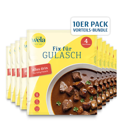 Wela Fix für Gulasch 10er Pack Vorteils-Bundle
