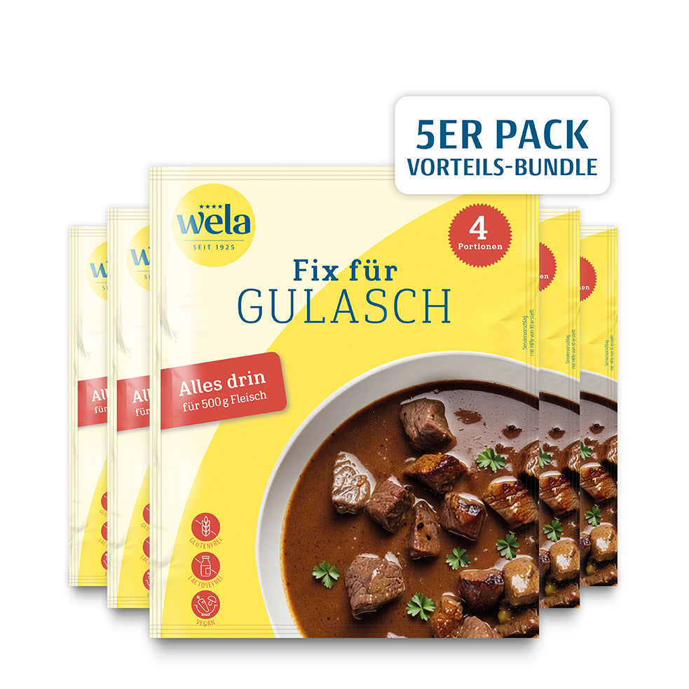 Wela Fix für Gulasch 5er Pack Vorteils-Bundle