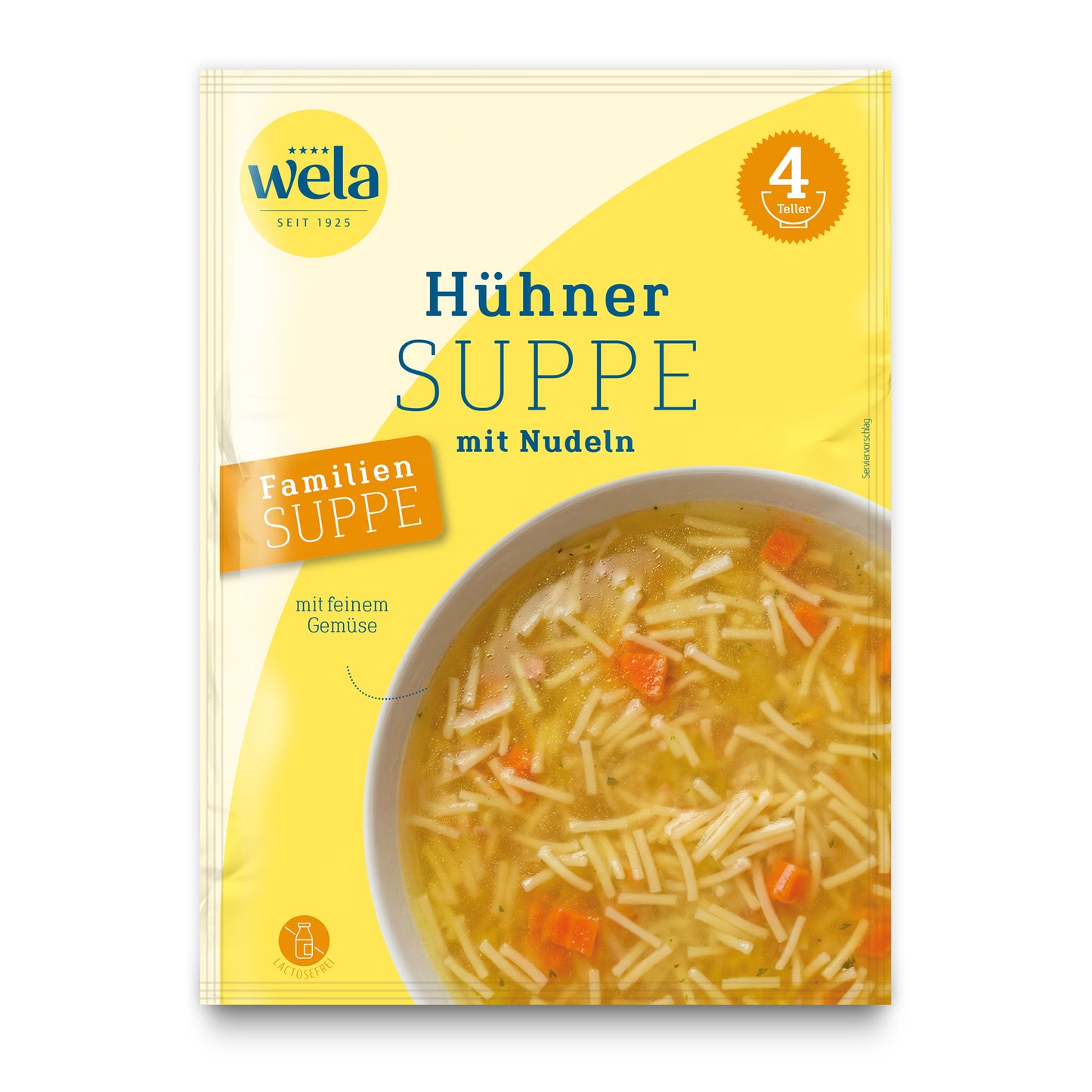 Wela Hühnersuppe mit Nudeln