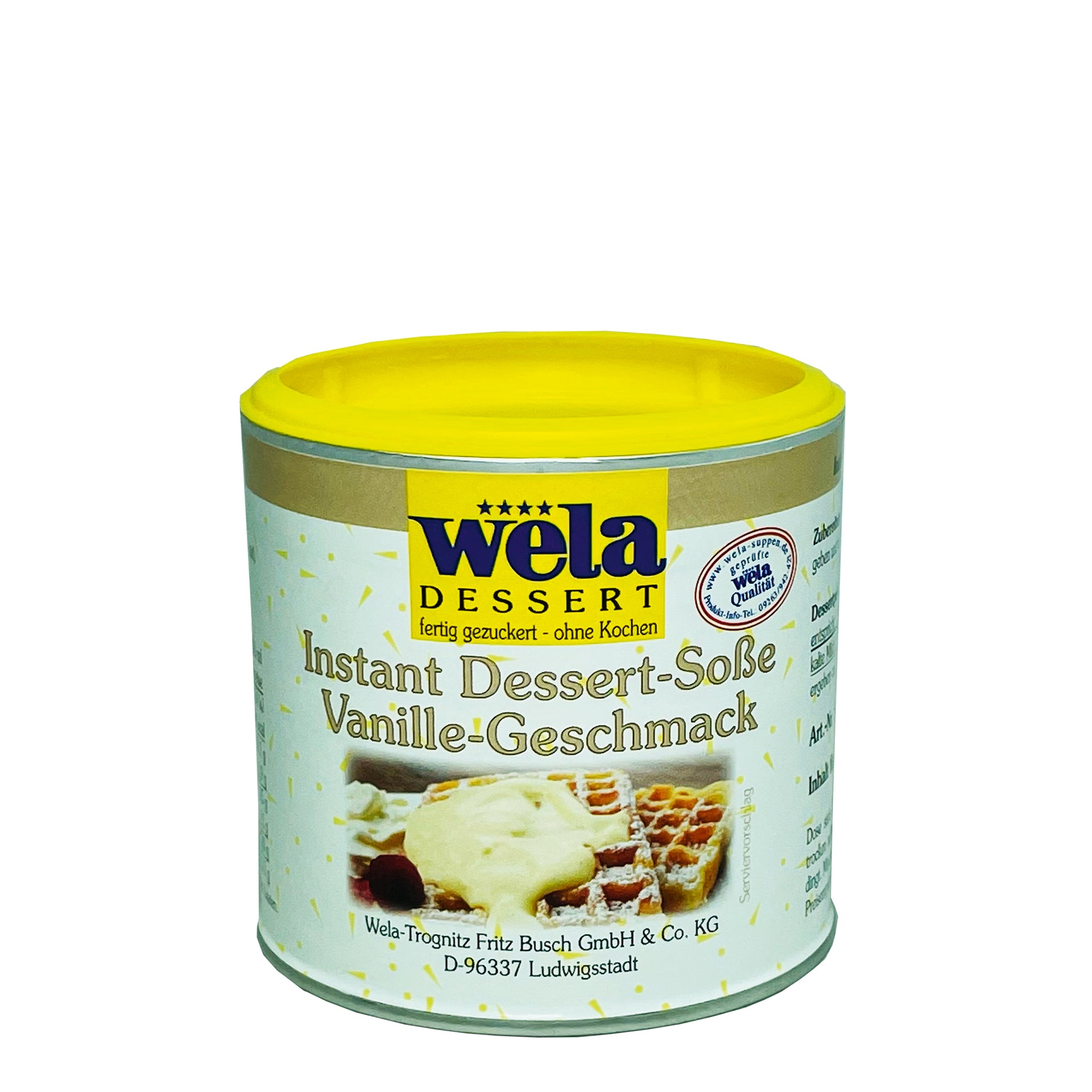 Wela Dessert-Soße Vanille-Geschmack Instant – Wela-Trognitz Fritz Busch  GmbH & Co. KG