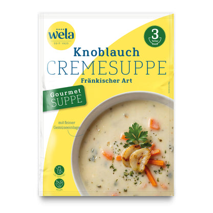 Wela Knoblauchcremesuppe Fränkische Art Gourmet